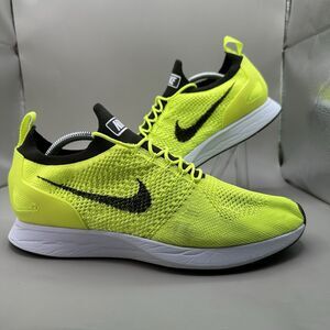 Nike Air Zoom Mariah Flyknit Racer Volt / White Men's Size 11.5 US 918264-700